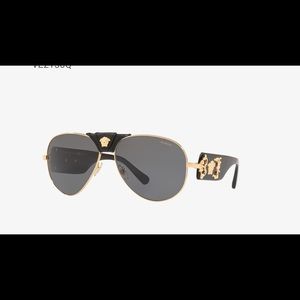 Versace Medusa Aviator Sunglasses